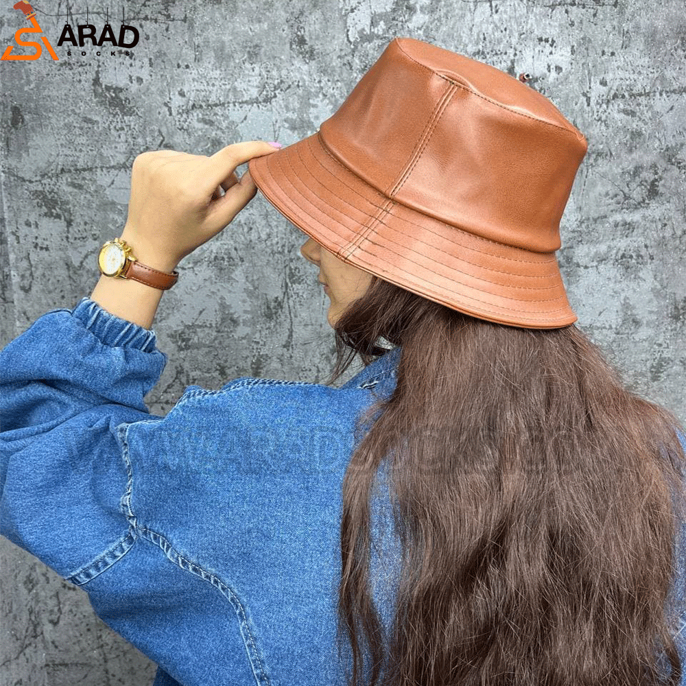 کلاه باکت چرم — تصویر ۵