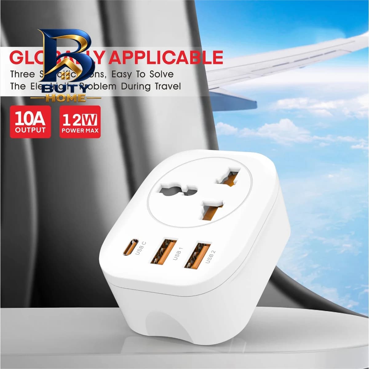 تبدیل دیواری و شارژر ارلدام مدل ۴IN۱ POWER SOCKET اصل — تصویر ۱۲