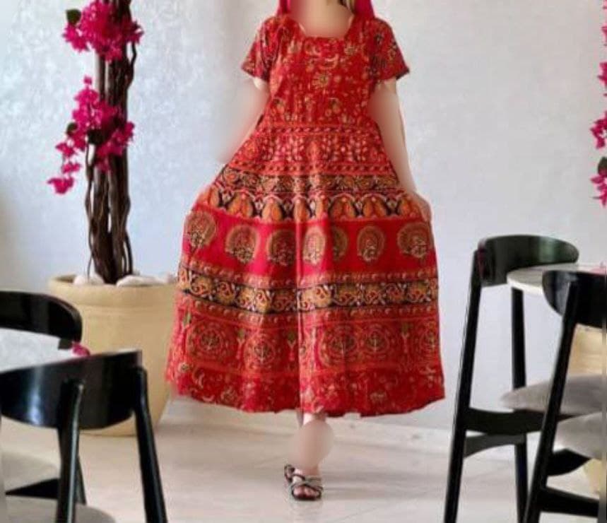 پیراهن ساحلی لنگی وارداتی هندی/کد6710 — تصویر ۲