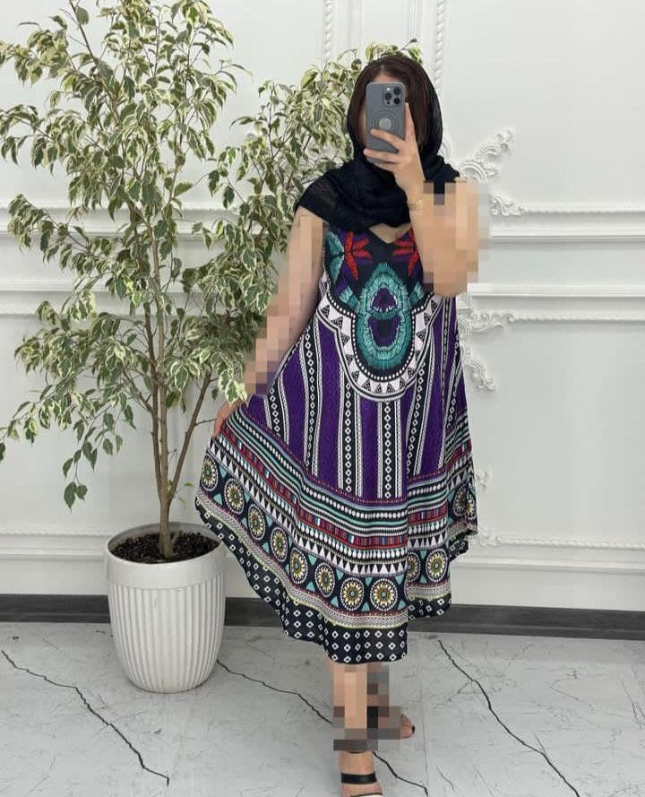 سارافن بندی رخ نخی وارداتی هندی/کد6695 — تصویر ۲