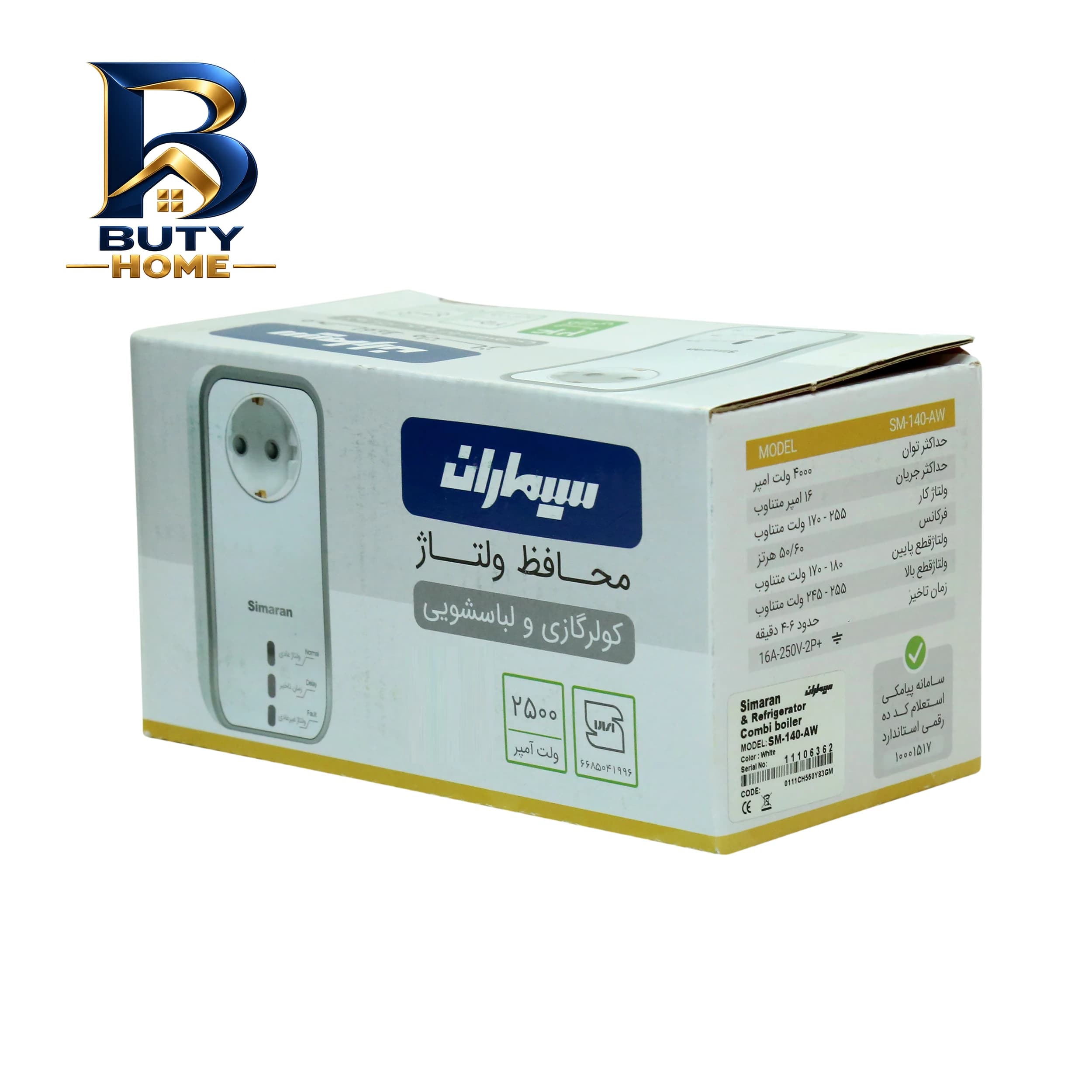 محافظ ولتاژ سیماران مدل SM-۱۴۰-AW اصل