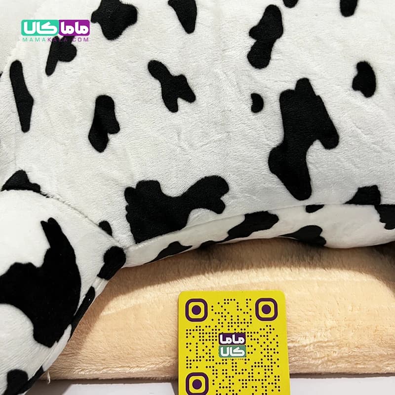 عروسک اورجینال گاو بالشتی پتودار 55 سانتیمتری — تصویر ۵