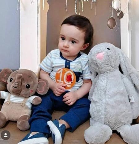 عروسک خرگوش صورتی رنگ 35 سانتیمتر — تصویر ۶