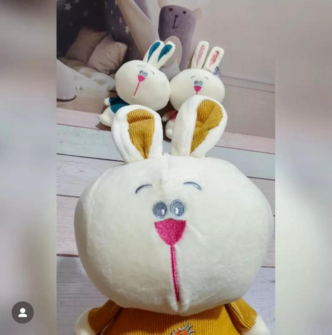 عروسک خرگوش خپلی آبی — تصویر ۵