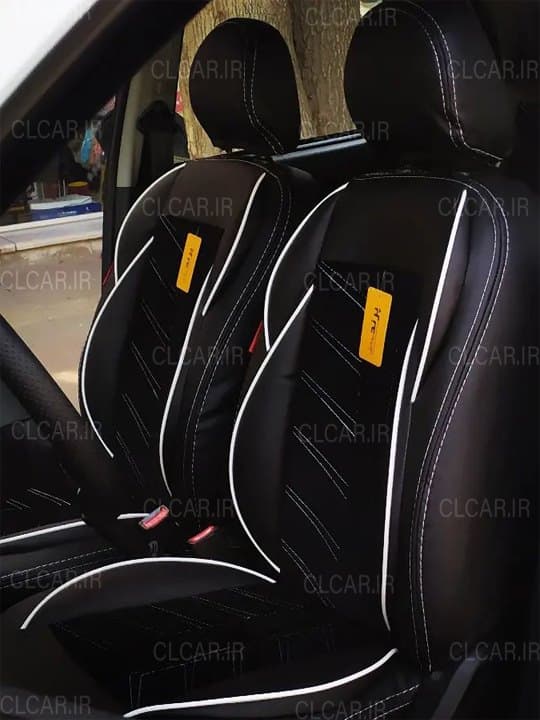 روکش صندلی طرح سیلور چرم و مخمل (سفارشی) مناسب پژو 405 قدیم کد (4G-SIM)