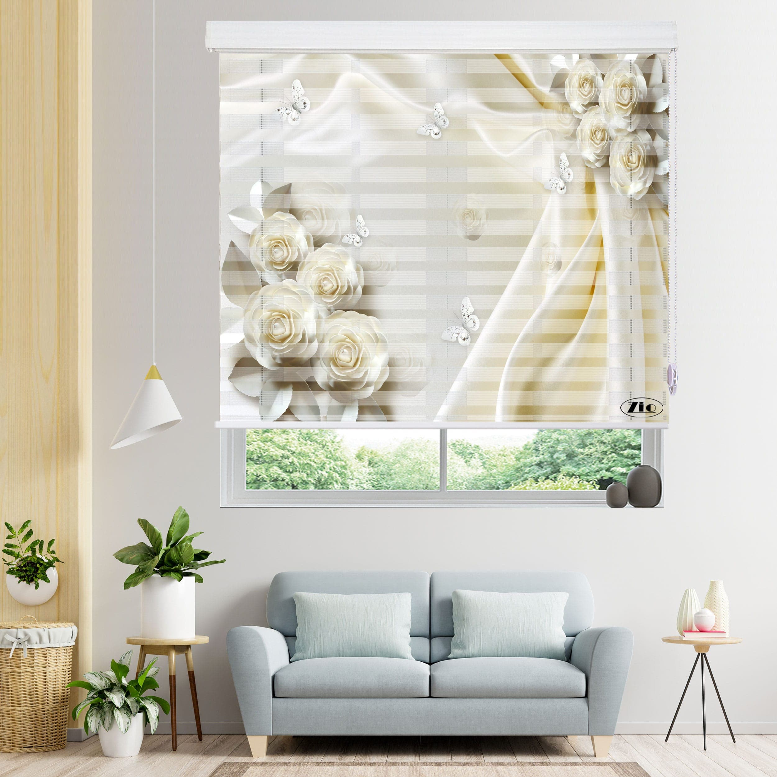پرده زبرا زیو مدل 3D-1053