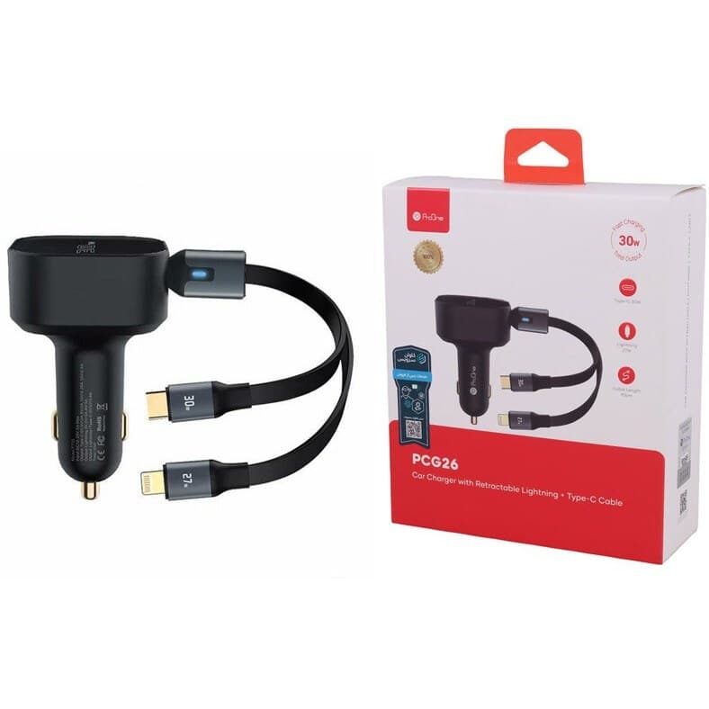 شارژر فندکی 30 وات پرووان مدل proone pcg26