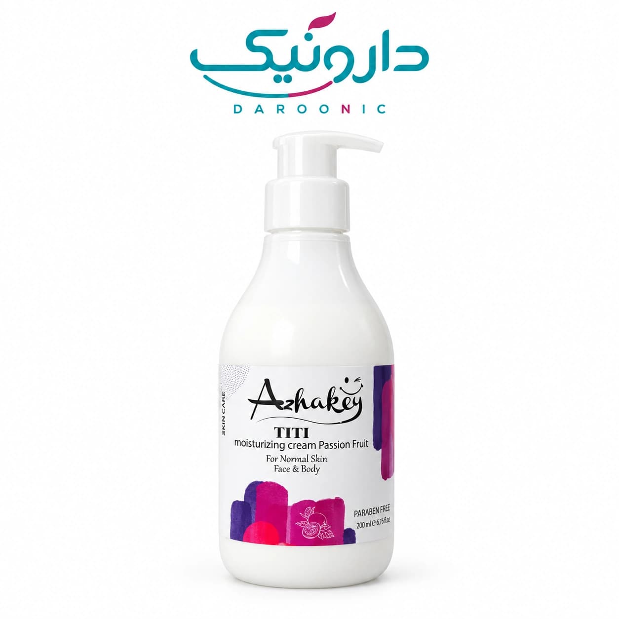کرم مرطوب‌کننده و آبرسان پشن فروت آژاکی مدل TITI
