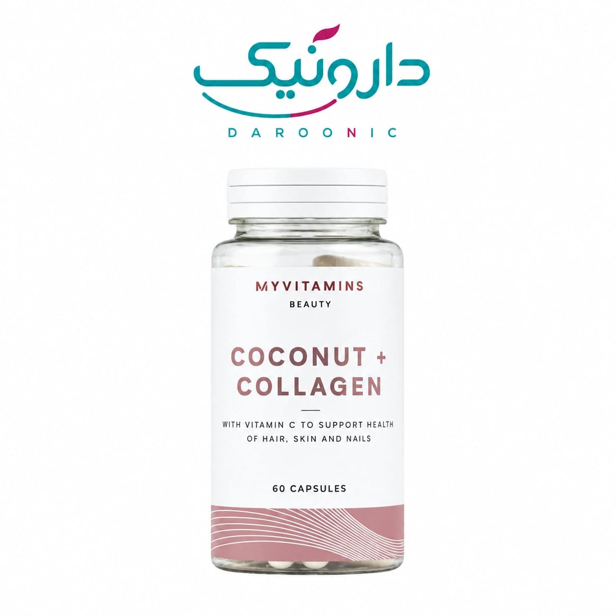 کپسول کوکونات کلاژن مای ویتامینز 60 عددی Myvitamins Coconut Collagen 60 Capsules
