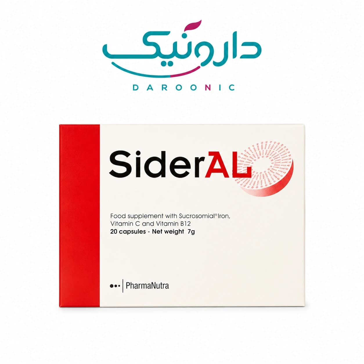 کپسول سیدرال کلاسیک فارمانوترا 20 عددی PharmaNutra SiderAL Classic 20 Capsules
