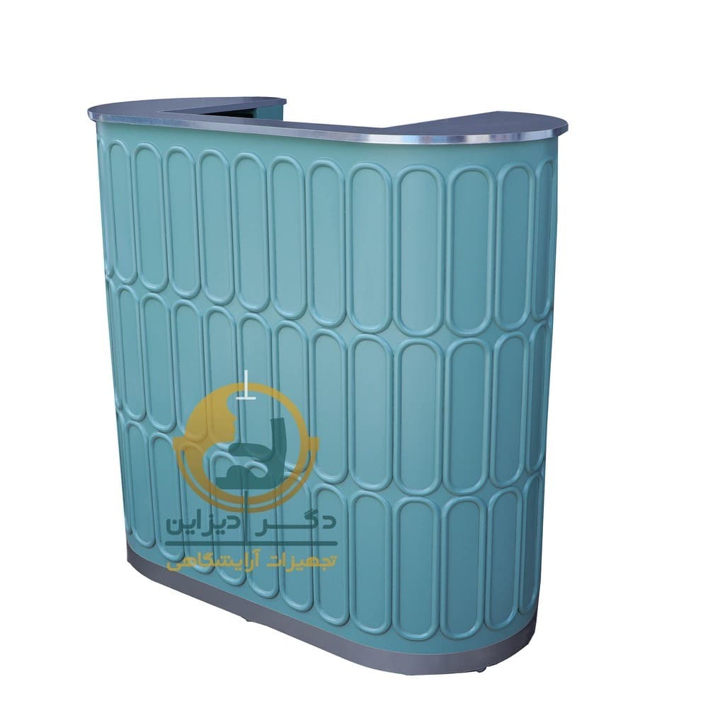 کانتر MDF مدرن C شکل هلیا 120