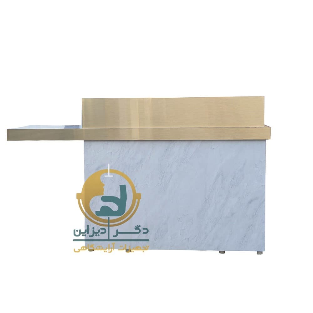 کانتر MDF روکشدار مدرن خطی هونام — تصویر ۲