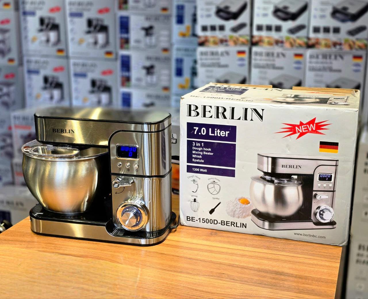 همزن کاسه دار 7 لیتری مدل 1500 دیجیتالی برلین / Berlin BE-1500D — تصویر ۲