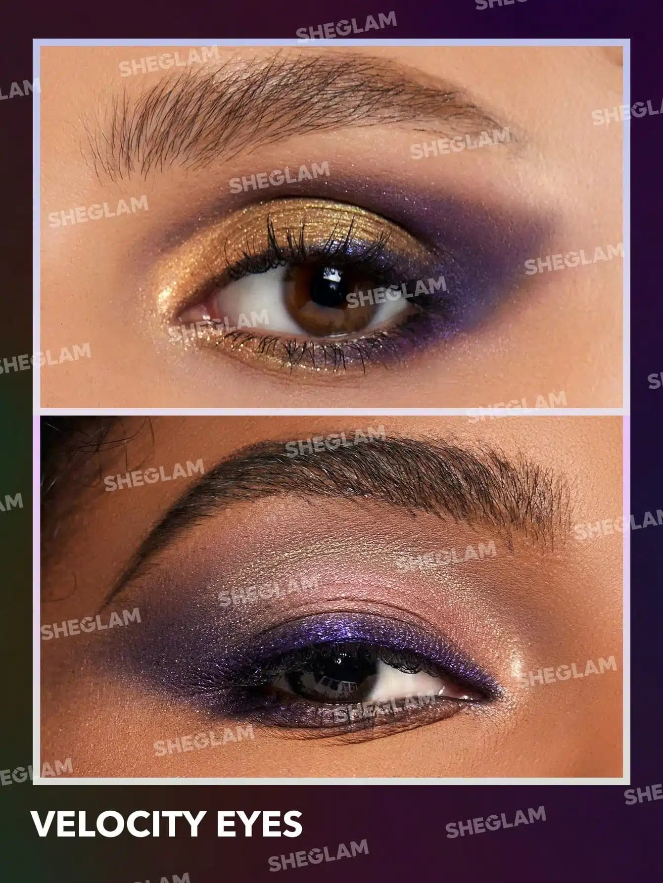 پالت سایه 8 رنگ شیگلم Sheglam مدل Chroma Zone رنگ Velocity — تصویر ۳