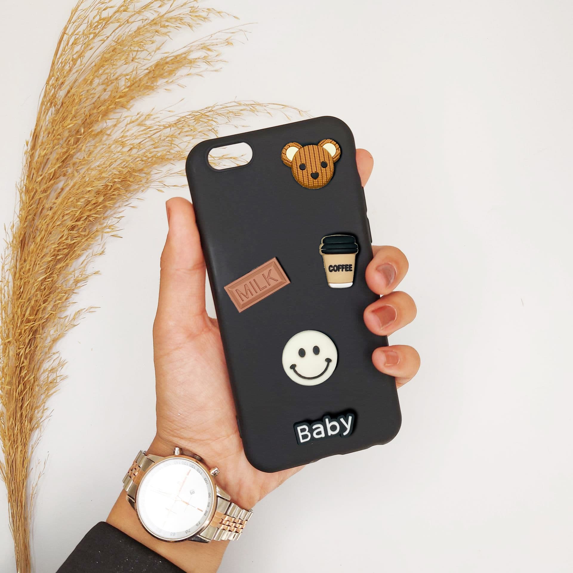 قاب گوشی اپل IPHONE 6 / 6S عروسکی برجسته خرسی