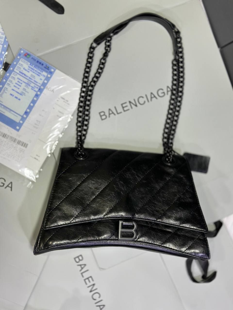 کیف وارداتی بانسیاگا فول پک / Balenciaga Size 30*17cm Full pack — تصویر ۳