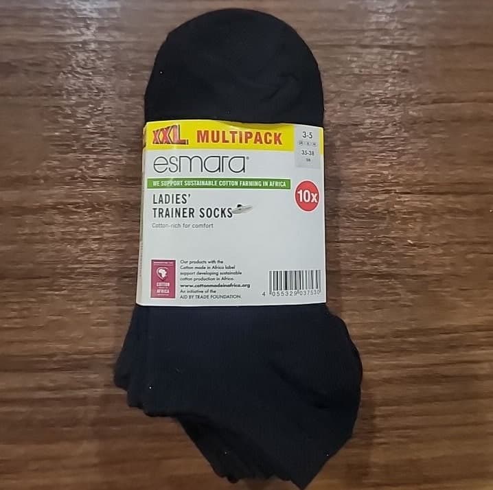 جوراب مچی زنانه اسمارا نخ پنبه پک 10عددی 411936 ESMARA — تصویر ۲
