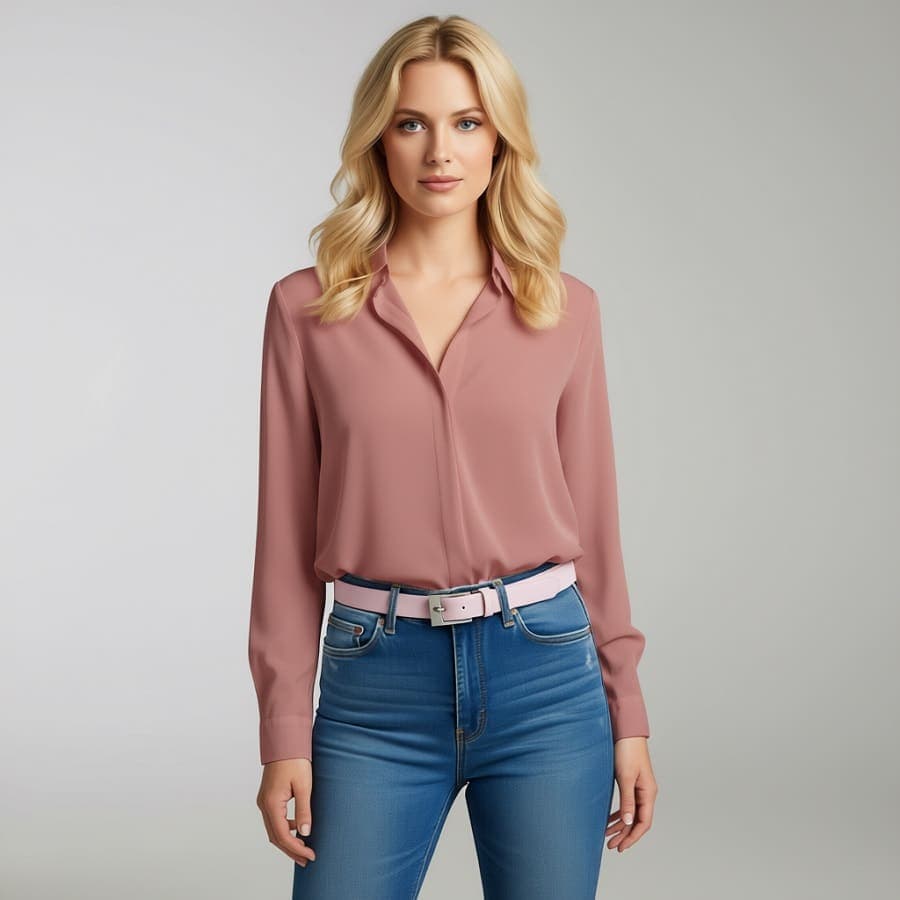 کمربند چرم بوفالو اصل زنانه برند آپ تو فشن آلمان 834979 Up2Fashion — تصویر ۲