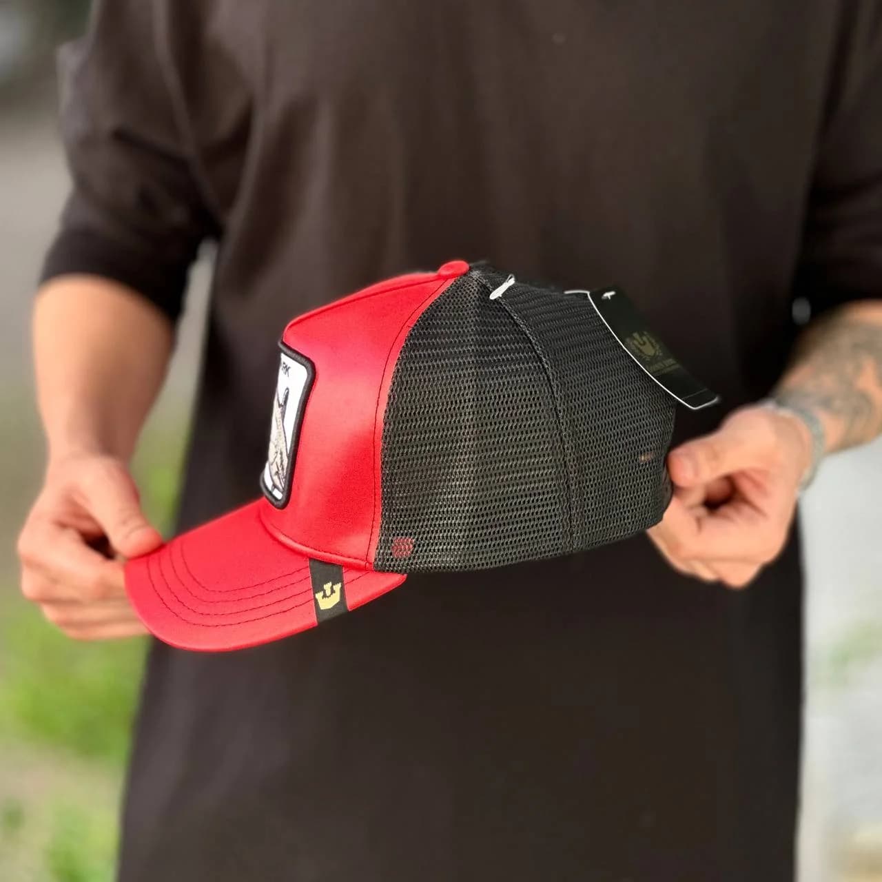 کلاه گورین shark چرم — تصویر ۳