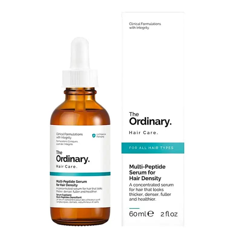 سرم ضد ریزش و حجم دهنده مو مولتی پپتید اوردینریOrdinary اصل 60 میل
