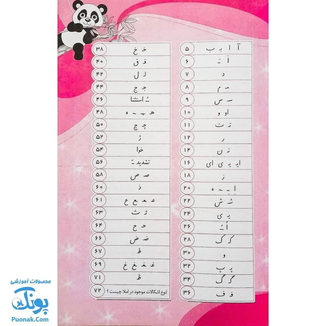 کتاب من باسوادم (روان خوانی و رفع اختلالات املایی اول دبستان) — تصویر ۲