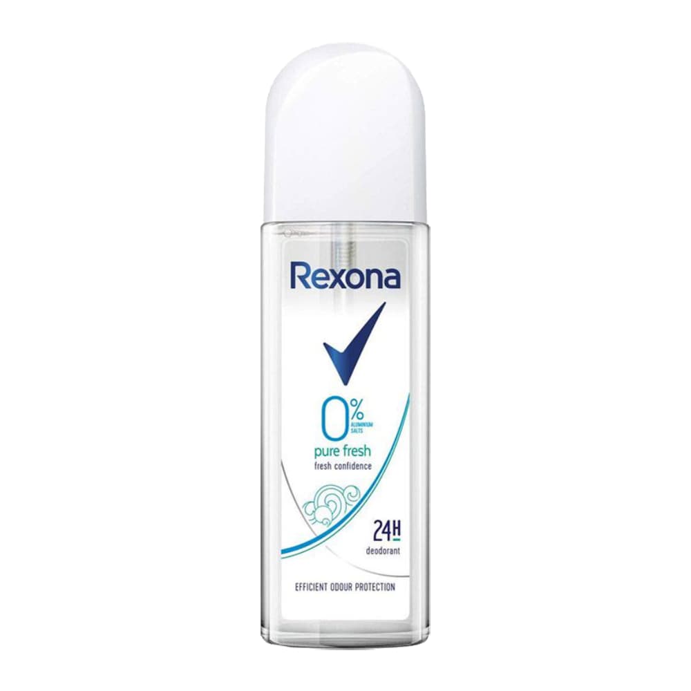 اسپری دئودورانت ادکلنی رکسونا Rexona زنانه Pure Fresh حجم 75 میل — تصویر ۲