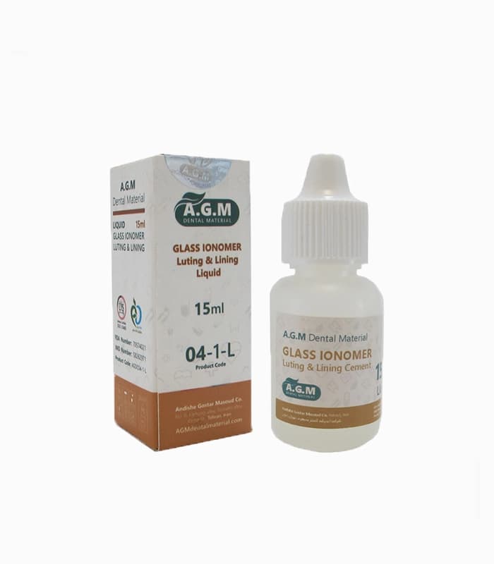 مایع گلاس لوتینگ ای جی ام – AGM Glass Ionomer Luting Liquid