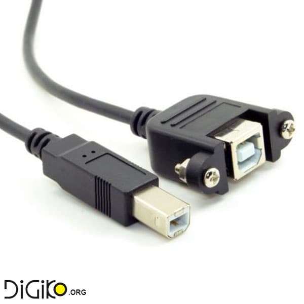کابل USB رو پنلی مربعی قابل پیچ کردن برای دستگاه های صنعتی