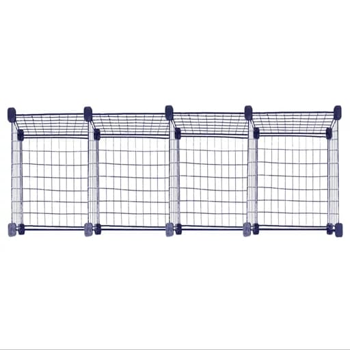 ست قفسه مشبک یک طبقه در چهار ردیف سایز 32×32 مبلمان فرنا مدل 1123258