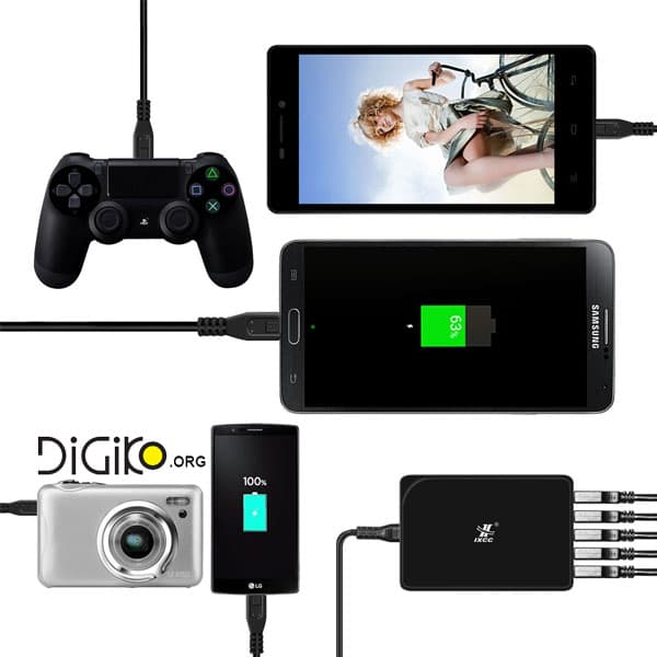 کابل میکرو USB مخصوص شارژ و دیتا موبایل مارک فرانت — تصویر ۳