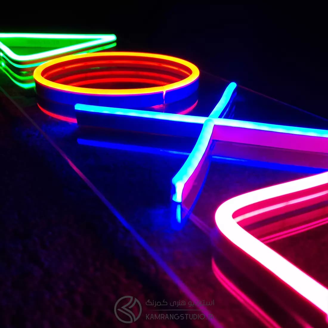 تابلو نئون Playstation Buttons — تصویر ۴