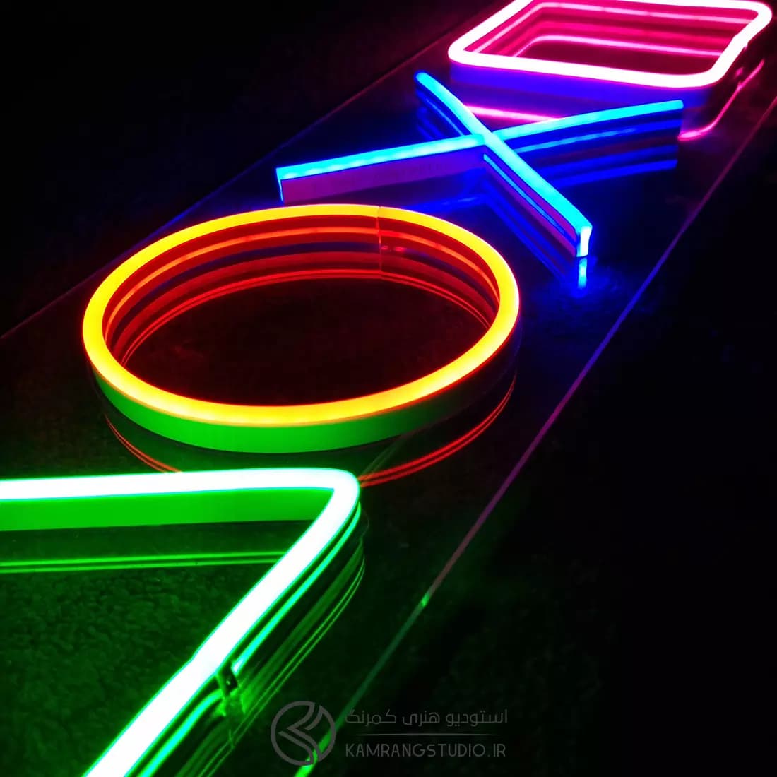 تابلو نئون Playstation Buttons — تصویر ۳
