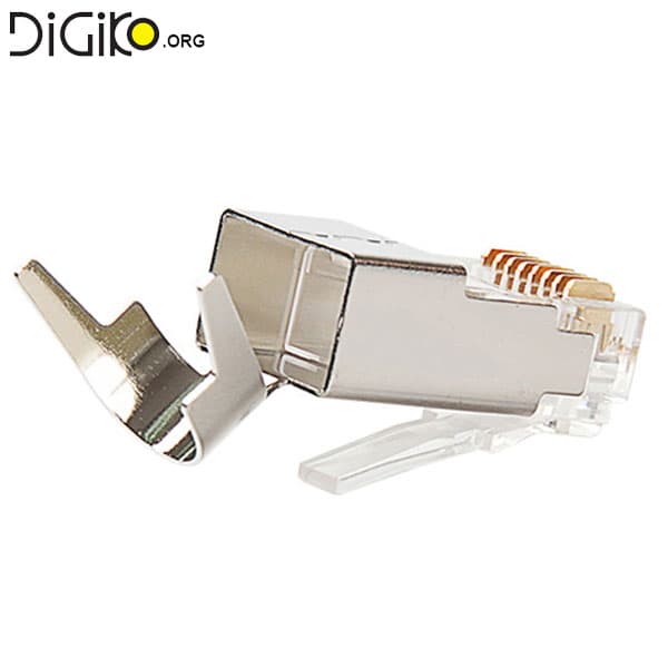 سوکت شبکه RG45 CAT7 STP بدون شانه سایز بزرگ — تصویر ۳