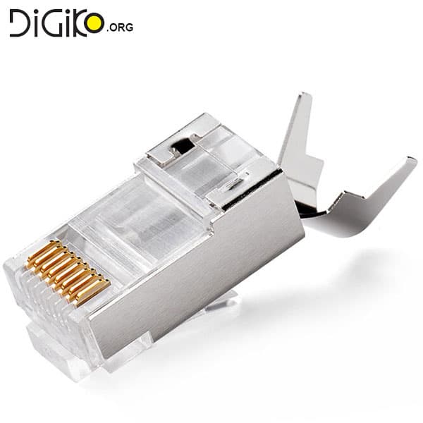 سوکت شبکه RG45 CAT7 STP بدون شانه سایز بزرگ