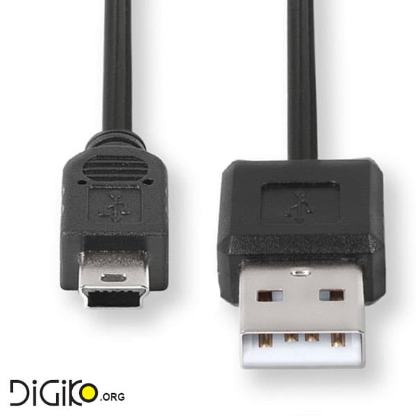 کابل Mini USB به USB با سیم جمع شونده — تصویر ۲