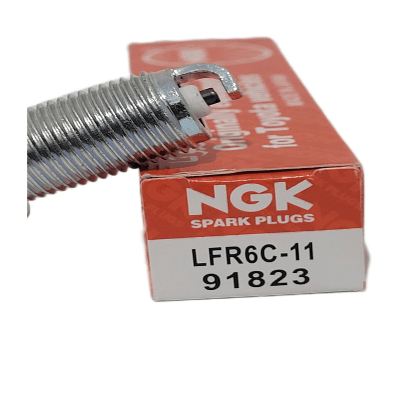 شمع پایه بلند LFR6C11 91823 ان جی کی NGK ژاپن اصل با لیبل اصالت کالا (بسته 4 عددی) — تصویر ۲