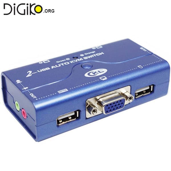 KVM سوئیچ 2 پورت USB اتوماتیک (مارک KNET)