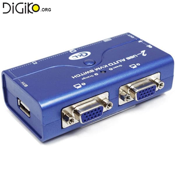 KVM سوئیچ 2 پورت USB اتوماتیک (مارک KNET) — تصویر ۳
