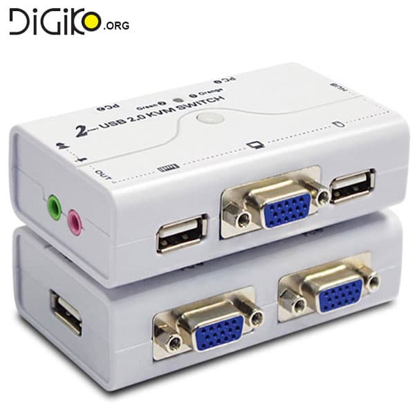 KVM سوئیچ 2 پورت USB اتوماتیک (مارک KNET) — تصویر ۲