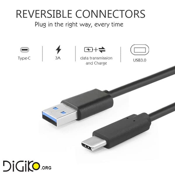 کابل شارژ موبایل TYPE- C USB3.1 (مارک فرانت) — تصویر ۳