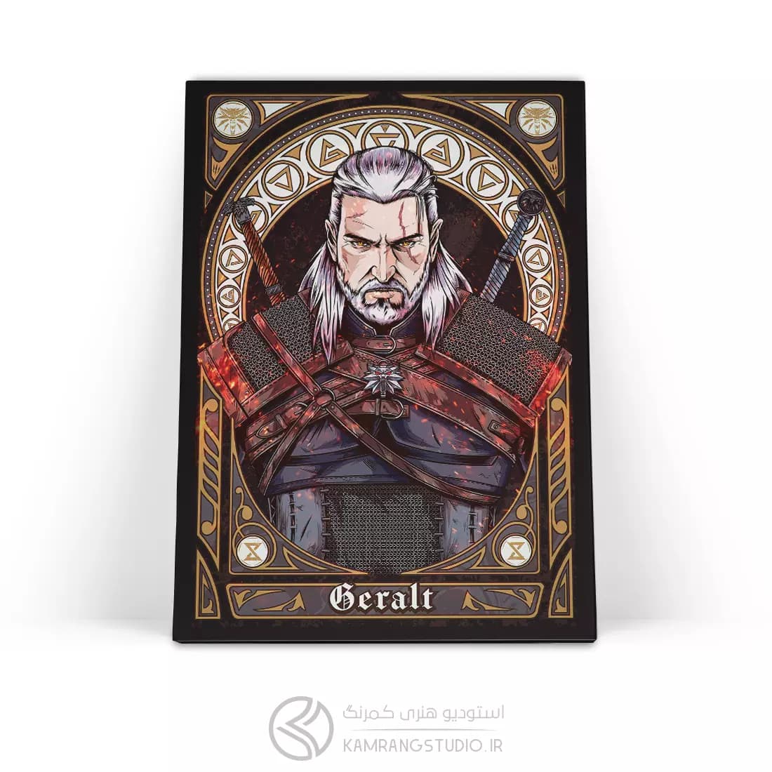 تابلو شاسی ویچر The Witcher Geralt