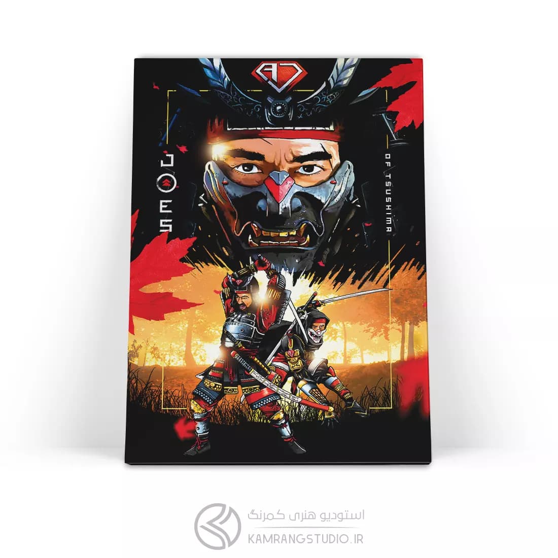 تابلو شاسی گوست آف سوشیما طرح 6 Ghost of Tsushima
