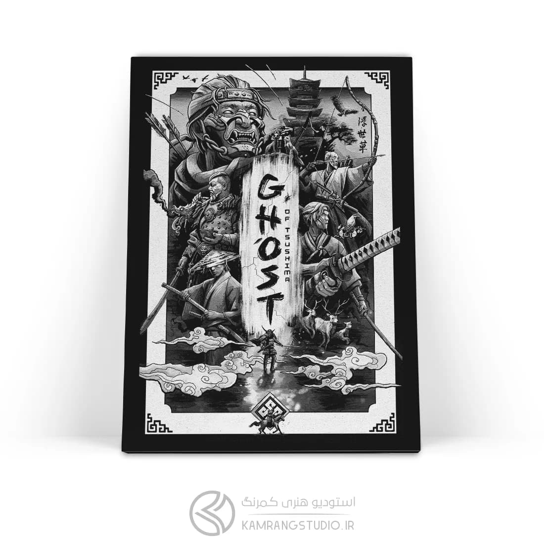 تابلو شاسی گوست آف سوشیما طرح 5 Ghost of Tsushima