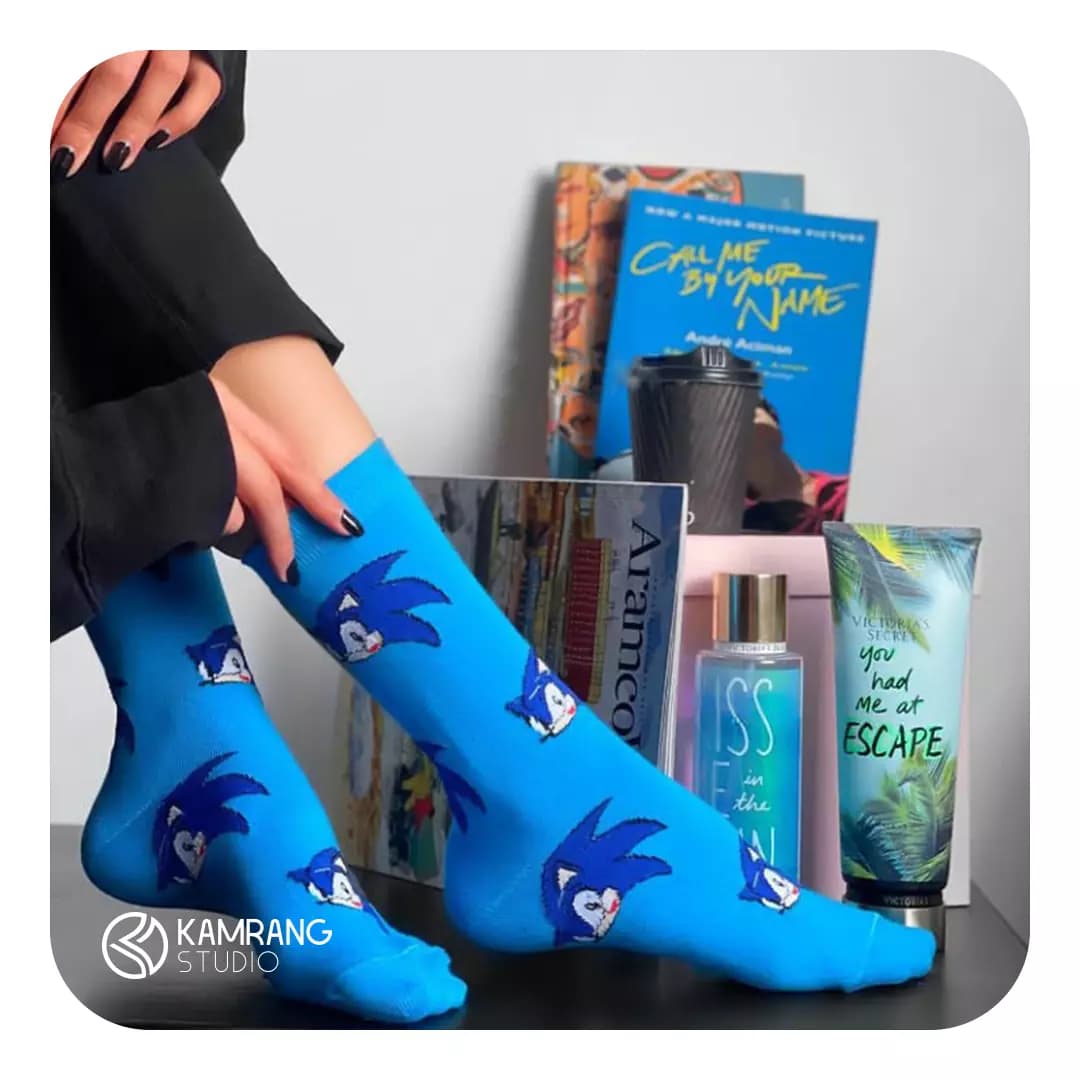 جوراب گیمینگ طرح سونیک SONIC — تصویر ۳