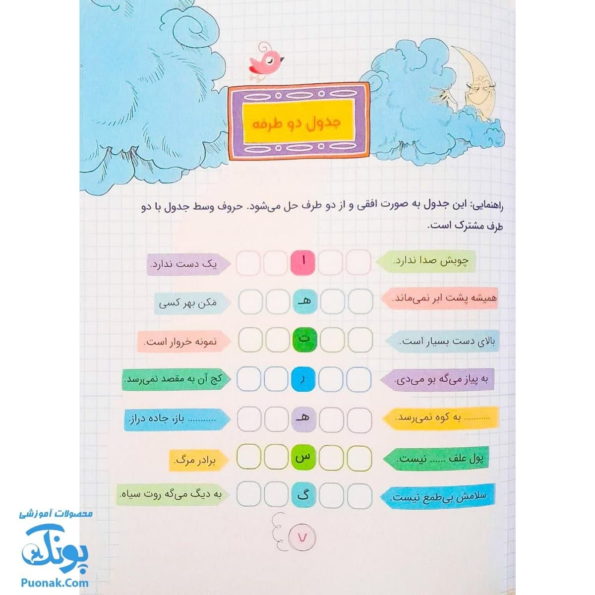 کتاب جدول مثل (جدول مَثَل) — تصویر ۳