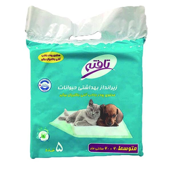 زیر انداز بهداشتی یکبارمصرف حیوانات تافته 60 در 60