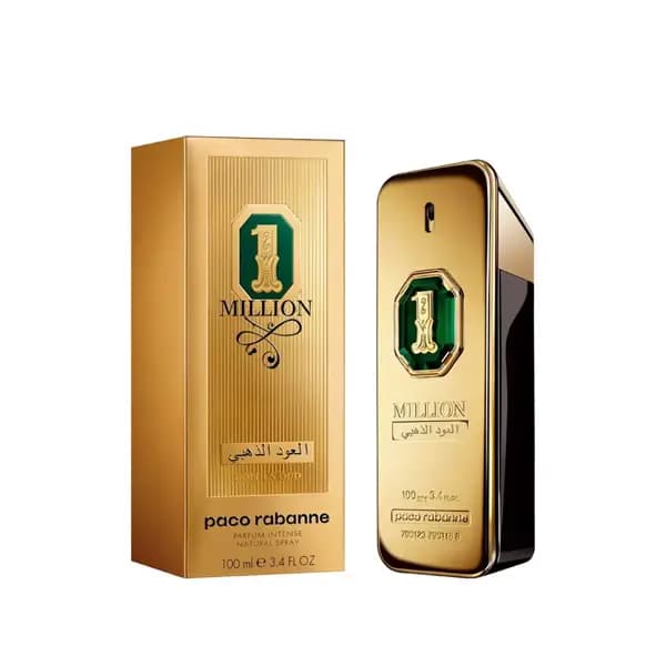 عطر پاکو رابان وان میلیون گلدن عود مردانه پارفوم اینتنس 100 میل — تصویر ۲