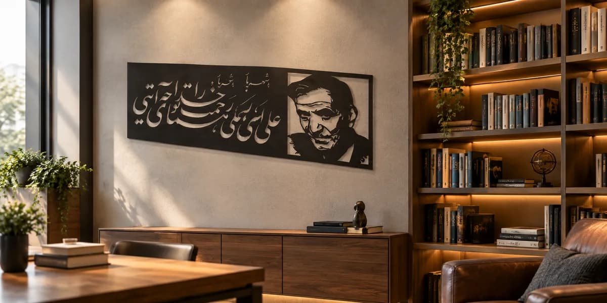 فایل چهره استاد شهریار و نوشته