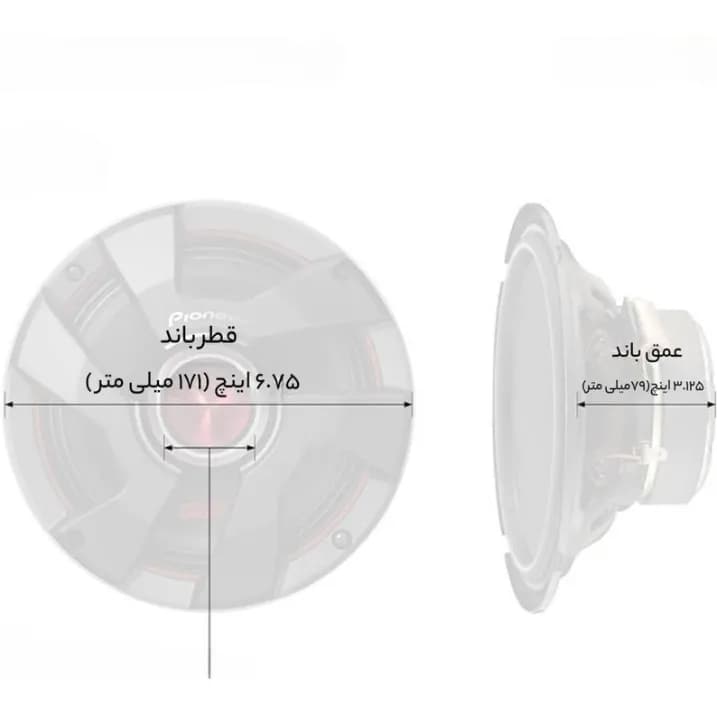 میدرنج خودرو پایونیر مدل TS-M651PRO — تصویر ۲