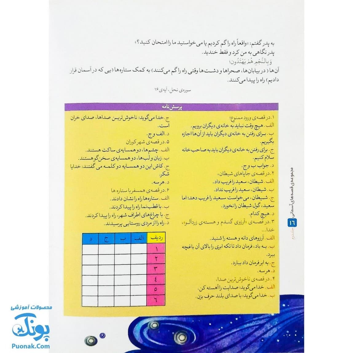 قصه های آسمانی کتاب آرزوی دانه و هسته جلد دوم — تصویر ۷
